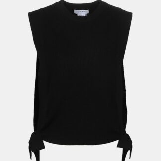 Crew Neck Mid-Length Knitted Vest (SELECT SIZES FOR PRE-ORDER)