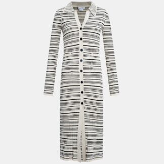 Standard Sleeve V-Neck Knitted Dress